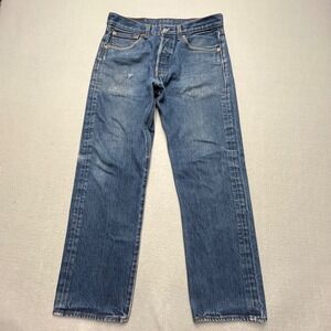 Vintage Levis jeans mens 501 XX 32x30 (fits 30x28  Straight Leg  Blue denim  Y2K